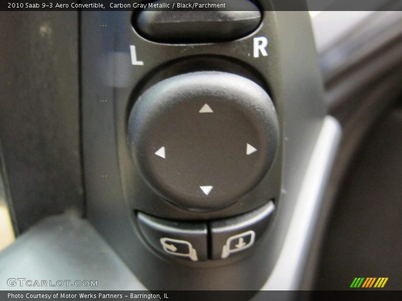 Controls of 2010 9-3 Aero Convertible