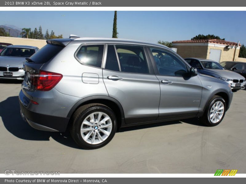 Space Gray Metallic / Black 2013 BMW X3 xDrive 28i