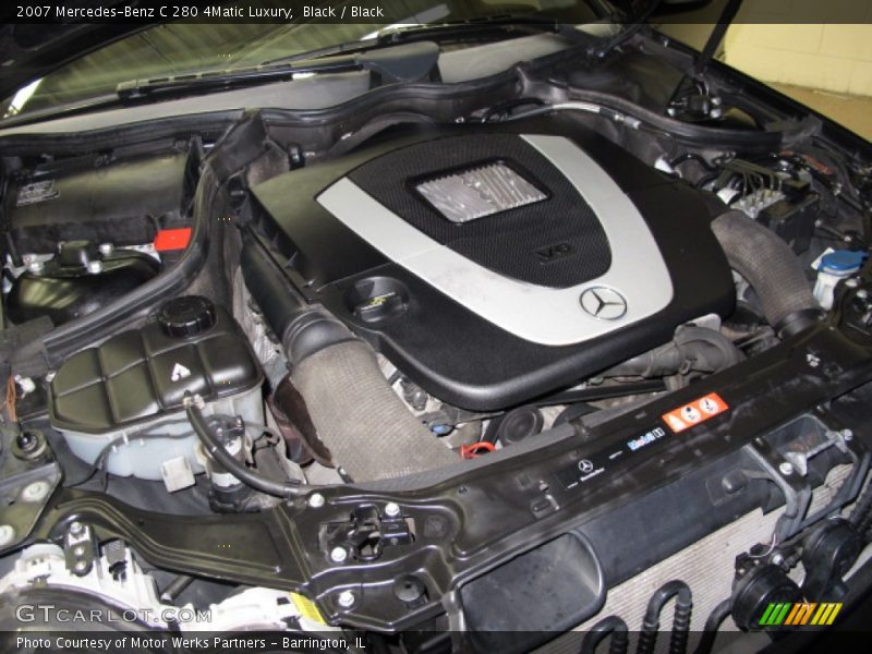 Black / Black 2007 Mercedes-Benz C 280 4Matic Luxury