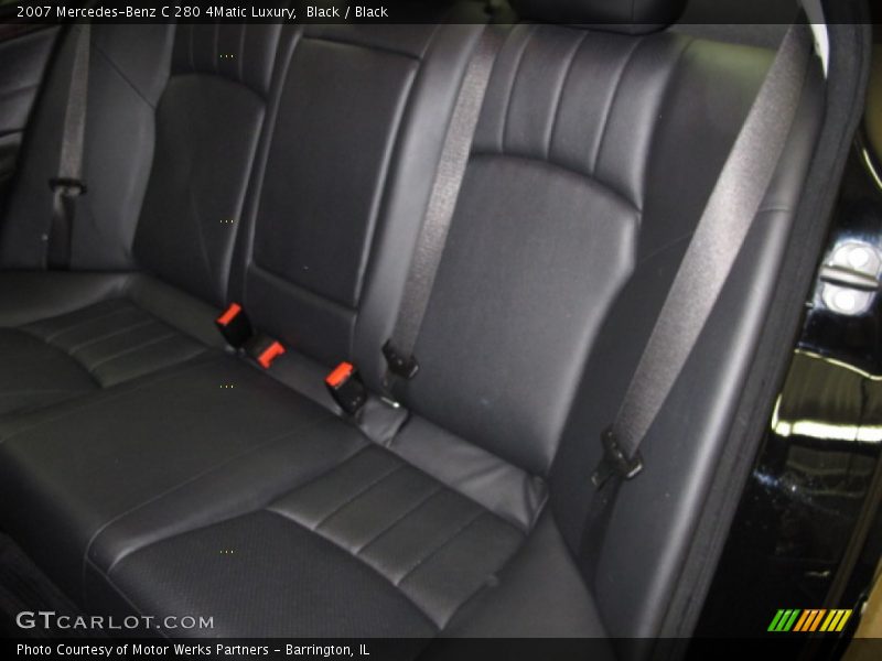 Black / Black 2007 Mercedes-Benz C 280 4Matic Luxury