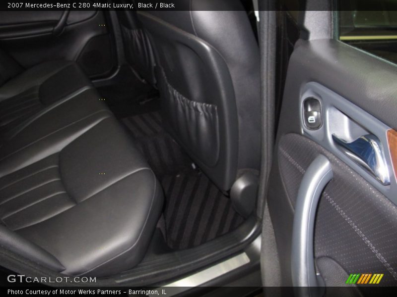 Black / Black 2007 Mercedes-Benz C 280 4Matic Luxury
