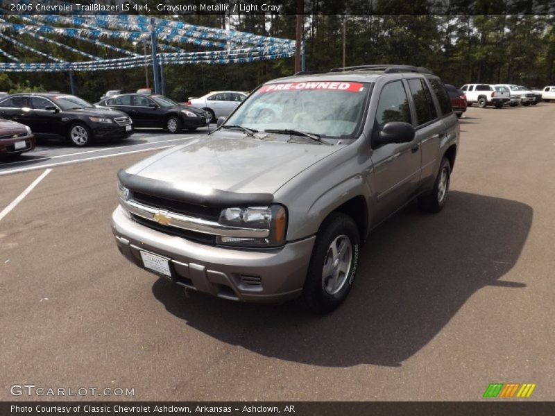 Graystone Metallic / Light Gray 2006 Chevrolet TrailBlazer LS 4x4
