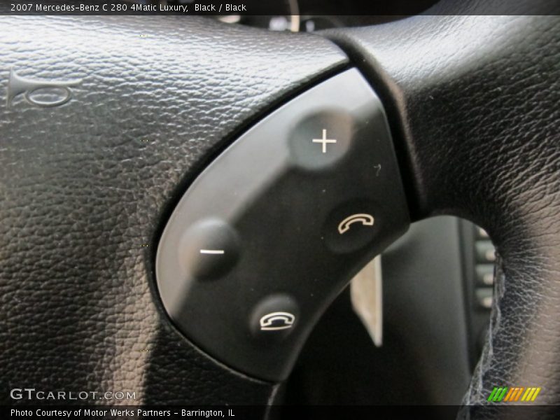 Black / Black 2007 Mercedes-Benz C 280 4Matic Luxury