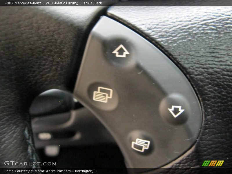Black / Black 2007 Mercedes-Benz C 280 4Matic Luxury