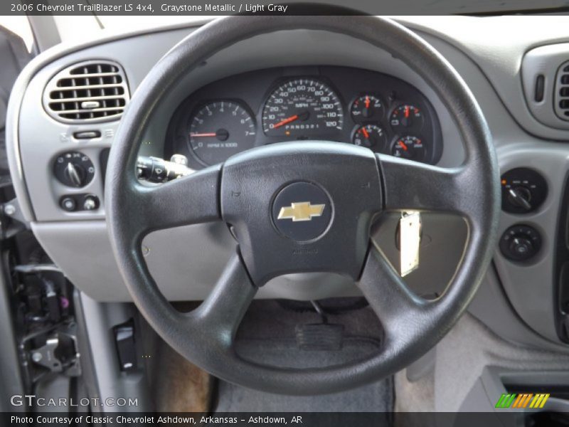 Graystone Metallic / Light Gray 2006 Chevrolet TrailBlazer LS 4x4