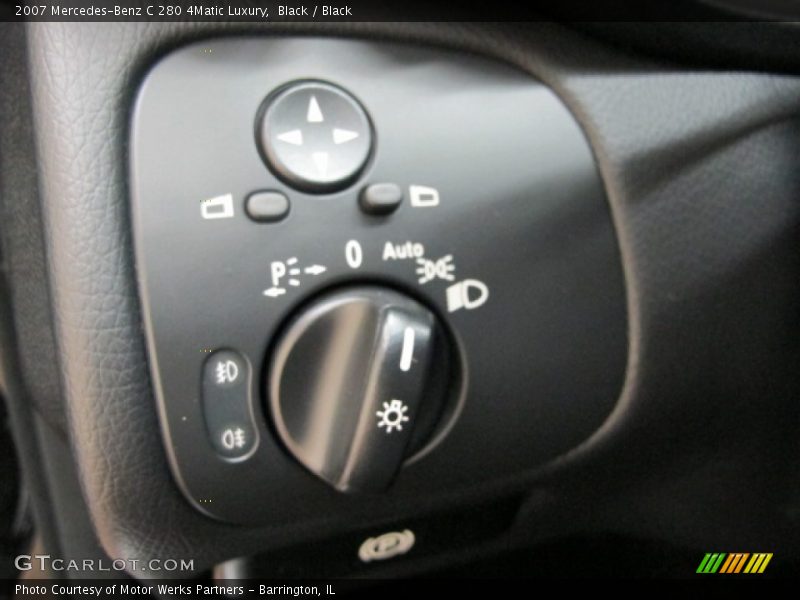 Black / Black 2007 Mercedes-Benz C 280 4Matic Luxury