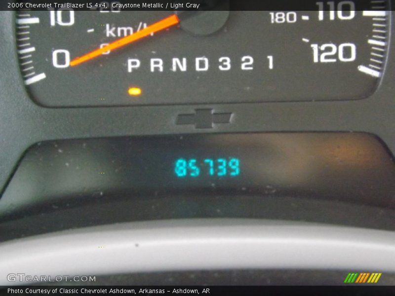 Graystone Metallic / Light Gray 2006 Chevrolet TrailBlazer LS 4x4