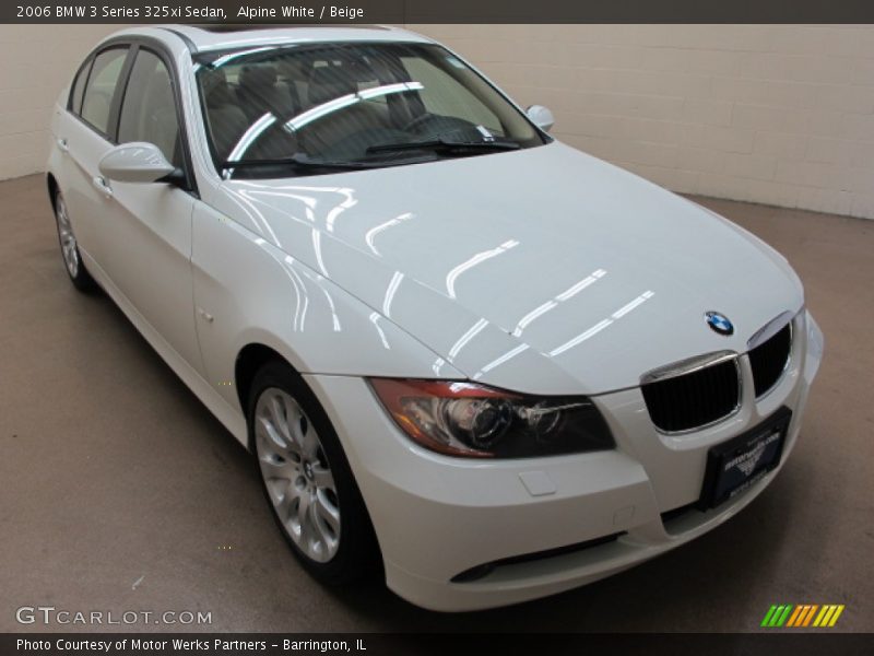 Alpine White / Beige 2006 BMW 3 Series 325xi Sedan