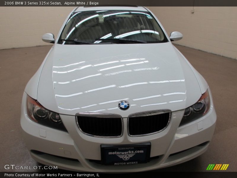 Alpine White / Beige 2006 BMW 3 Series 325xi Sedan