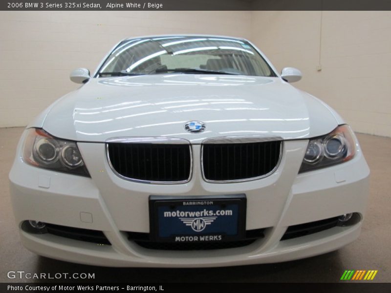 Alpine White / Beige 2006 BMW 3 Series 325xi Sedan