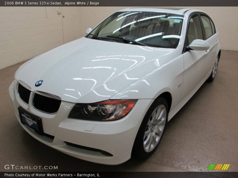 Alpine White / Beige 2006 BMW 3 Series 325xi Sedan