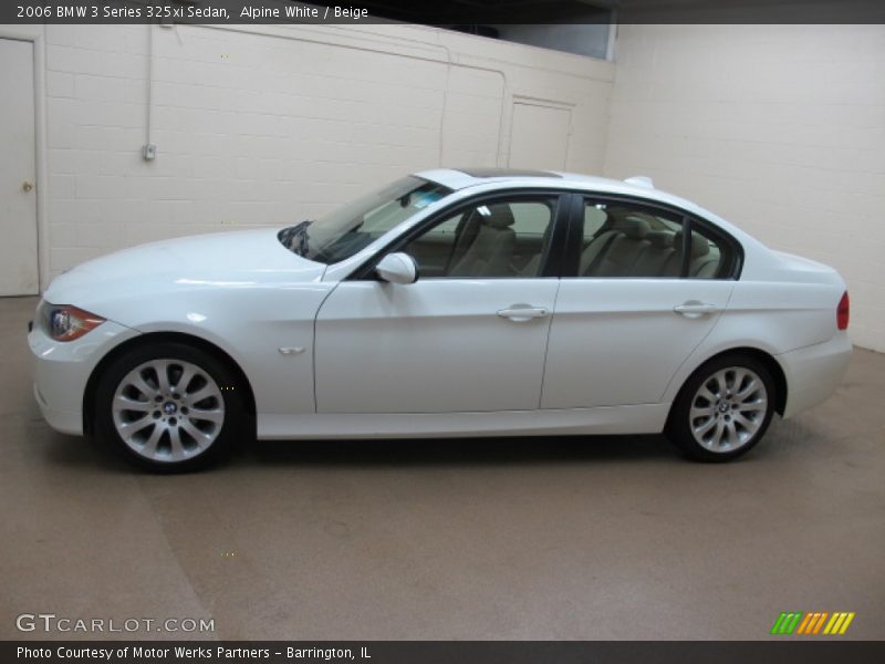 Alpine White / Beige 2006 BMW 3 Series 325xi Sedan