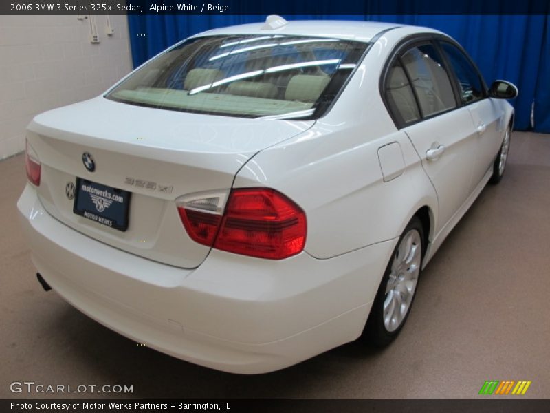 Alpine White / Beige 2006 BMW 3 Series 325xi Sedan