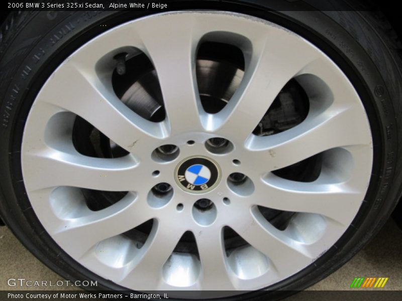 Alpine White / Beige 2006 BMW 3 Series 325xi Sedan