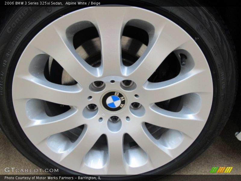 Alpine White / Beige 2006 BMW 3 Series 325xi Sedan