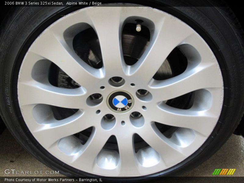 Alpine White / Beige 2006 BMW 3 Series 325xi Sedan