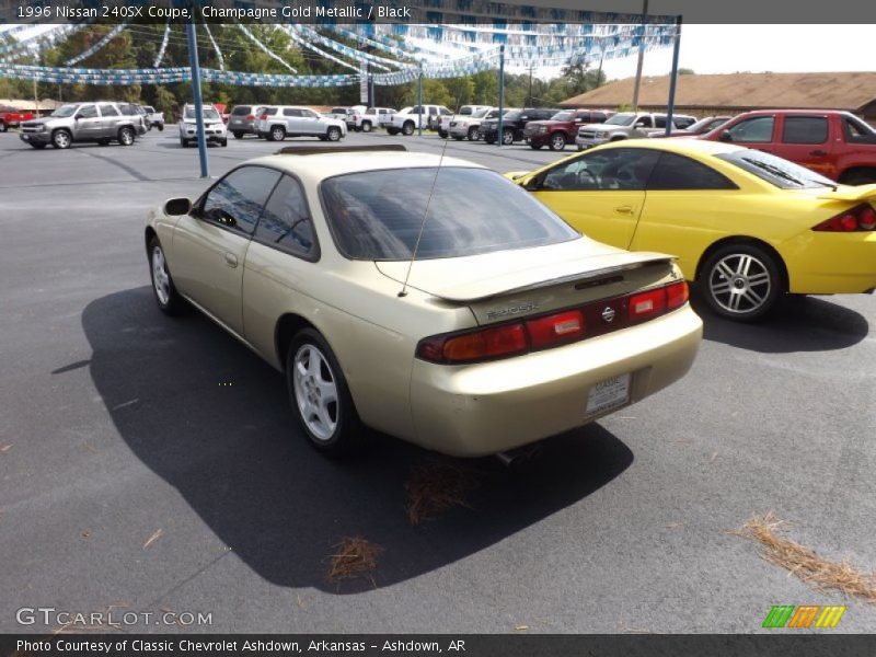 Champagne Gold Metallic / Black 1996 Nissan 240SX Coupe