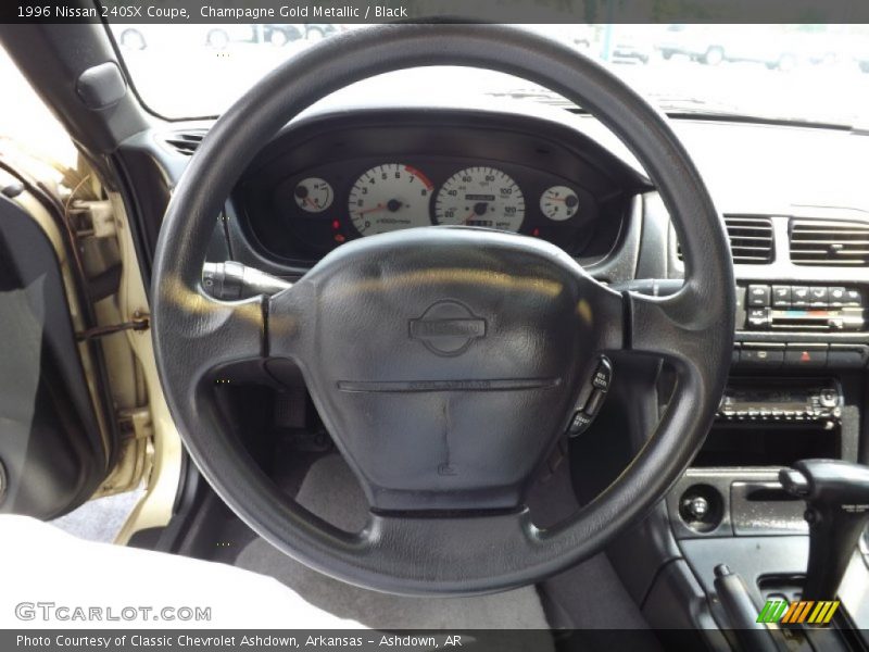 Champagne Gold Metallic / Black 1996 Nissan 240SX Coupe