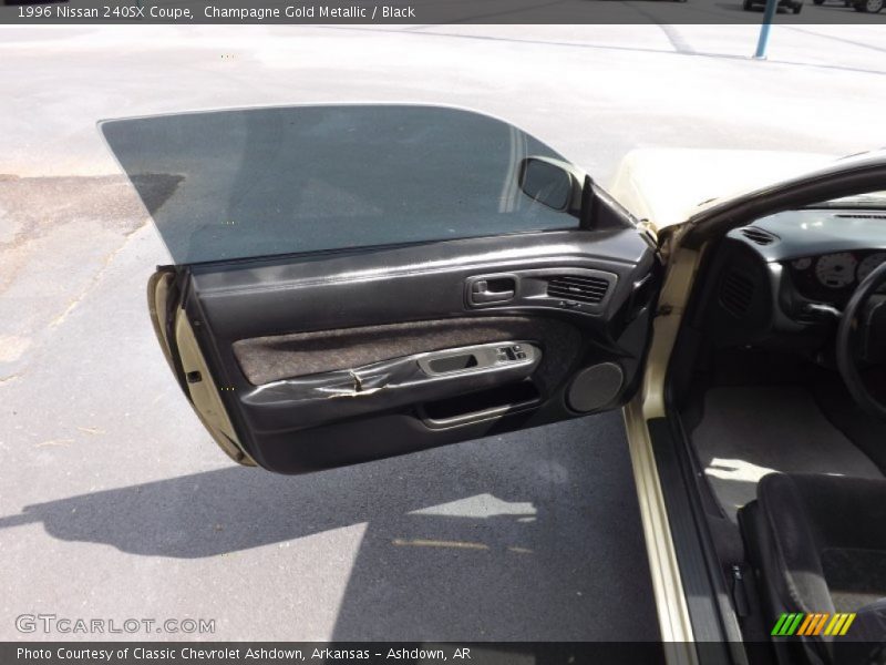 Champagne Gold Metallic / Black 1996 Nissan 240SX Coupe