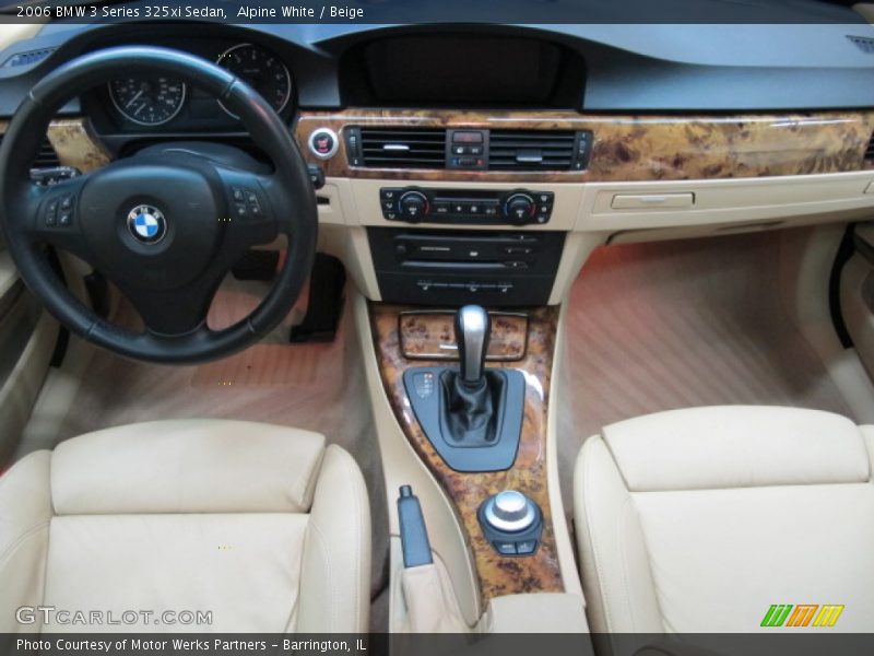 Alpine White / Beige 2006 BMW 3 Series 325xi Sedan