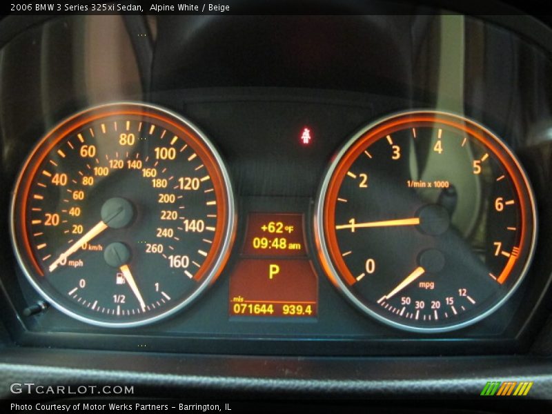 Alpine White / Beige 2006 BMW 3 Series 325xi Sedan