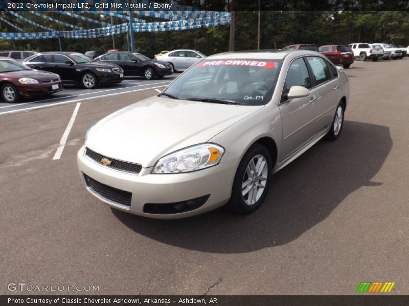 Gold Mist Metallic / Ebony 2012 Chevrolet Impala LTZ
