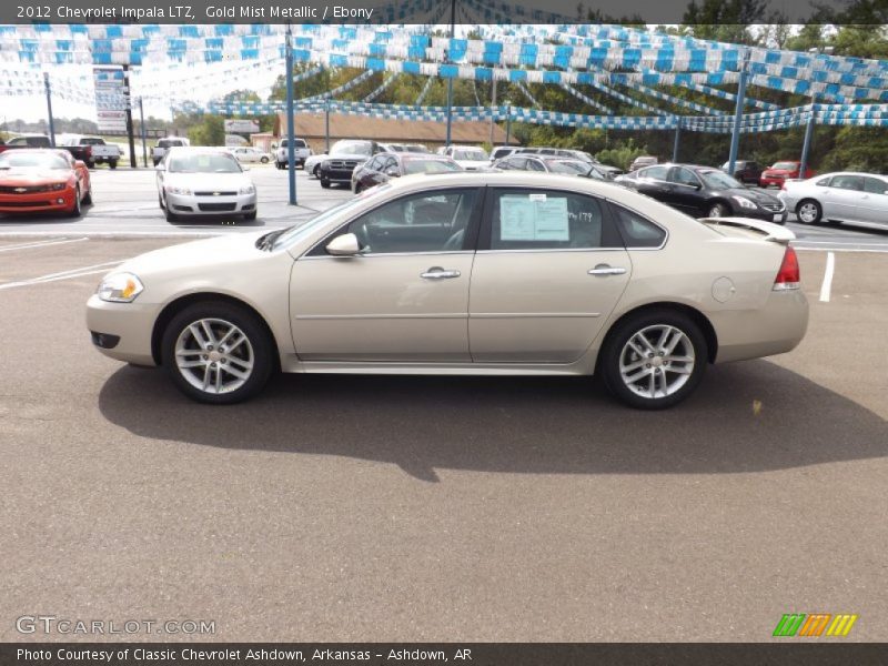 Gold Mist Metallic / Ebony 2012 Chevrolet Impala LTZ
