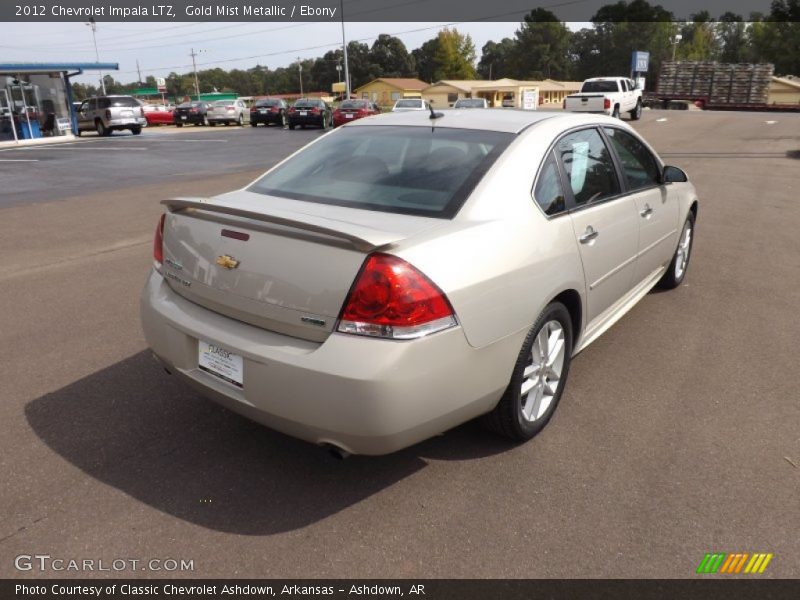Gold Mist Metallic / Ebony 2012 Chevrolet Impala LTZ