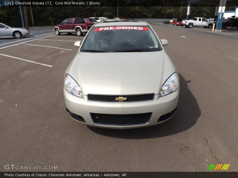 Gold Mist Metallic / Ebony 2012 Chevrolet Impala LTZ