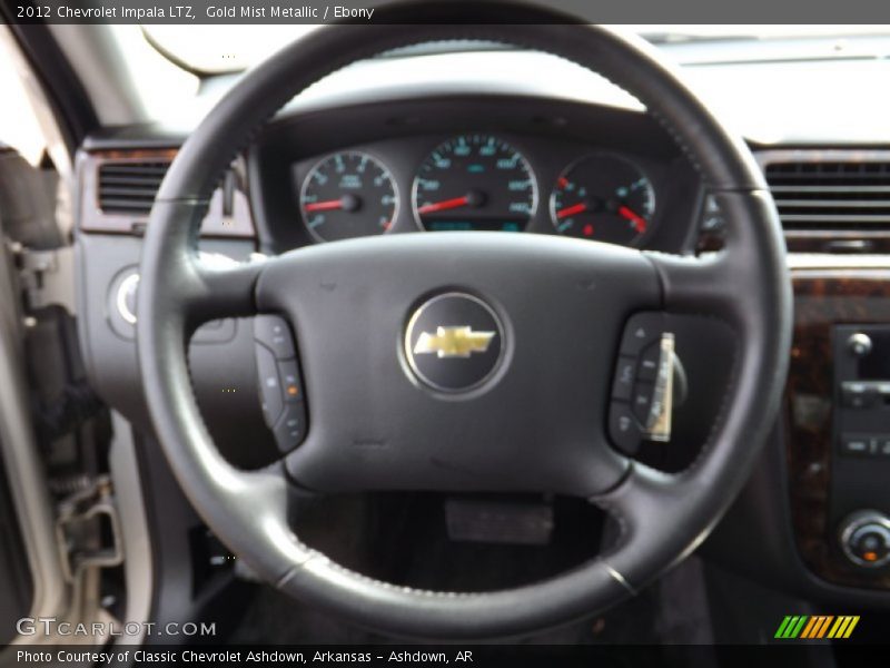 Gold Mist Metallic / Ebony 2012 Chevrolet Impala LTZ