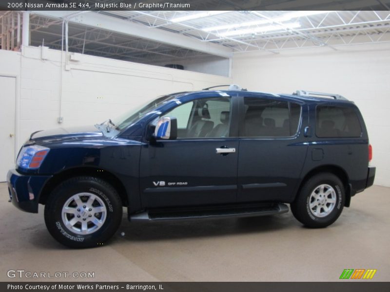 Majestic Blue / Graphite/Titanium 2006 Nissan Armada SE 4x4