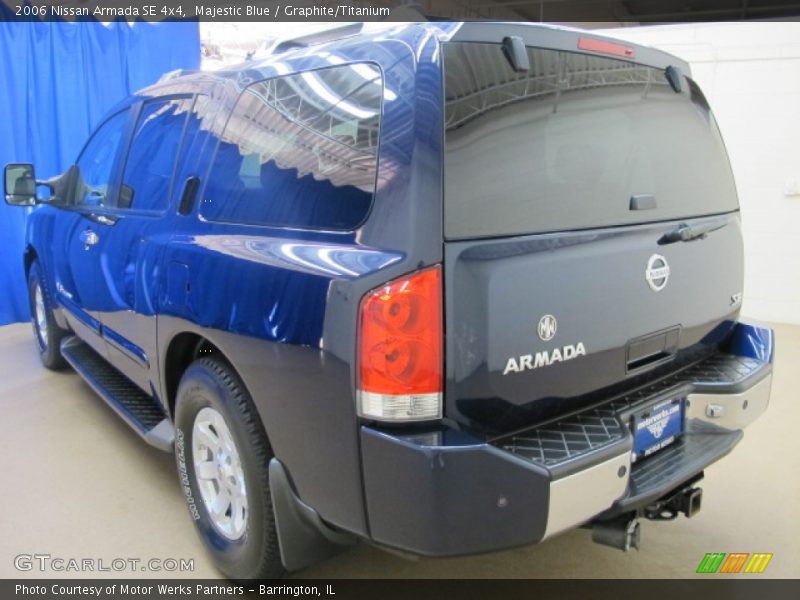 Majestic Blue / Graphite/Titanium 2006 Nissan Armada SE 4x4