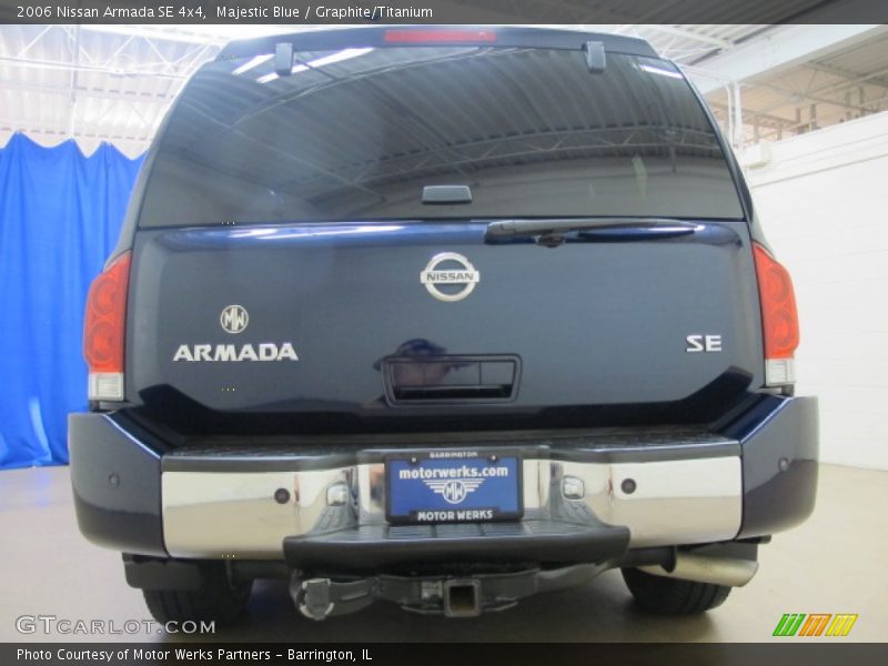 Majestic Blue / Graphite/Titanium 2006 Nissan Armada SE 4x4