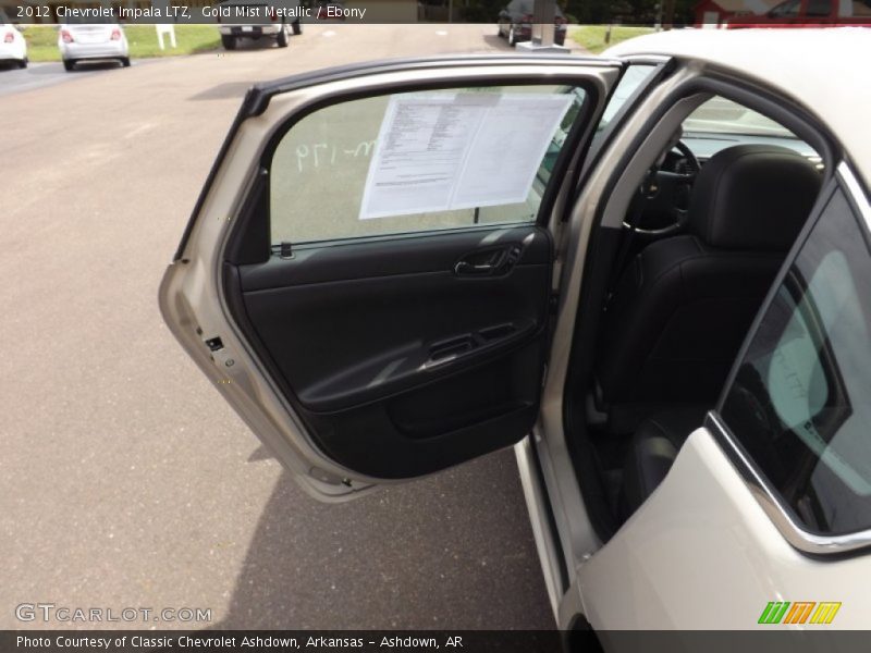 Gold Mist Metallic / Ebony 2012 Chevrolet Impala LTZ