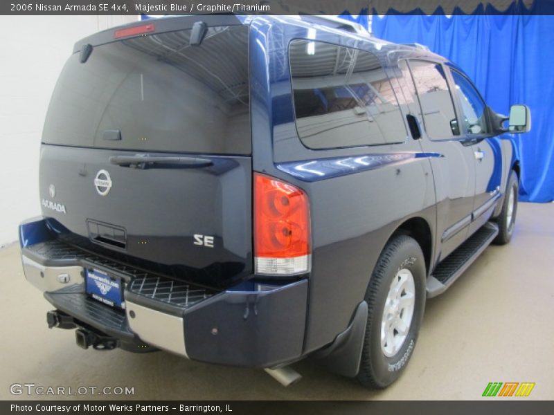 Majestic Blue / Graphite/Titanium 2006 Nissan Armada SE 4x4