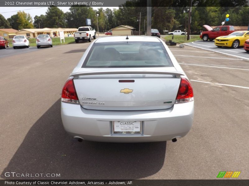 Silver Ice Metallic / Ebony 2012 Chevrolet Impala LTZ