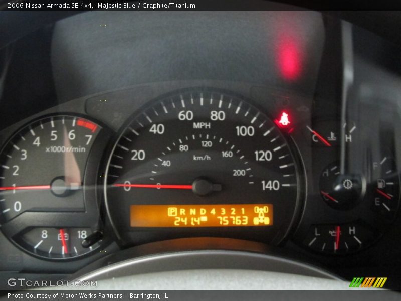 Majestic Blue / Graphite/Titanium 2006 Nissan Armada SE 4x4