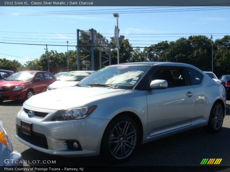 Classic Silver Metallic / Dark Charcoal 2012 Scion tC
