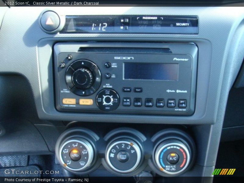 Classic Silver Metallic / Dark Charcoal 2012 Scion tC