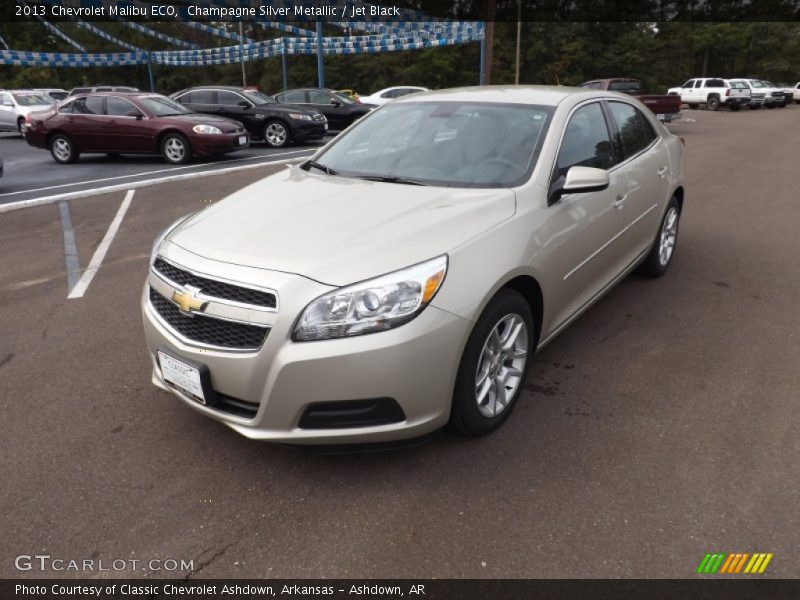 Champagne Silver Metallic / Jet Black 2013 Chevrolet Malibu ECO