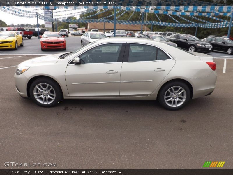 Champagne Silver Metallic / Jet Black 2013 Chevrolet Malibu ECO