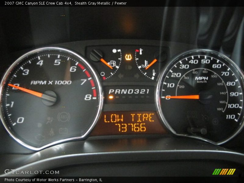 Stealth Gray Metallic / Pewter 2007 GMC Canyon SLE Crew Cab 4x4