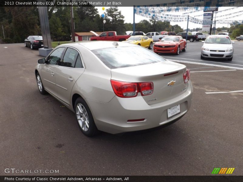 Champagne Silver Metallic / Jet Black 2013 Chevrolet Malibu ECO