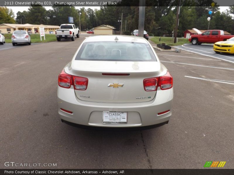 Champagne Silver Metallic / Jet Black 2013 Chevrolet Malibu ECO