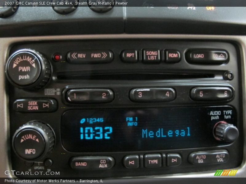 Stealth Gray Metallic / Pewter 2007 GMC Canyon SLE Crew Cab 4x4