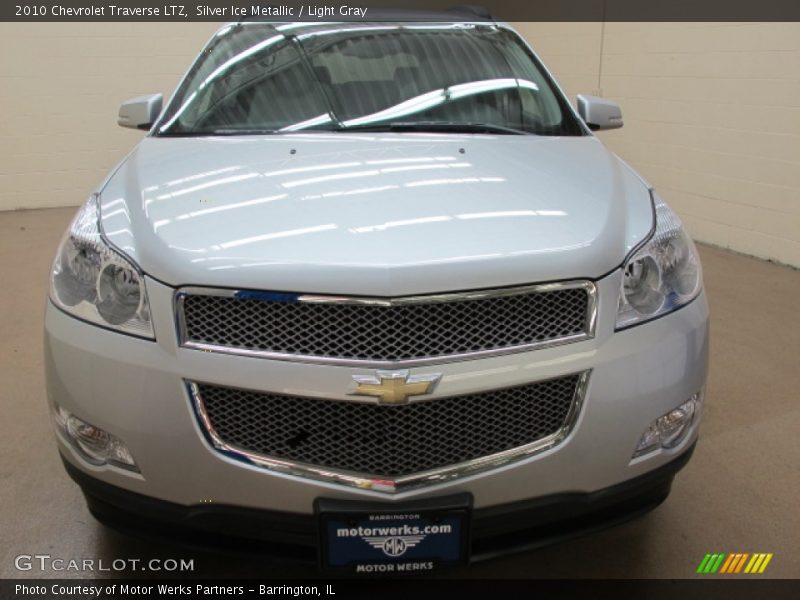 Silver Ice Metallic / Light Gray 2010 Chevrolet Traverse LTZ