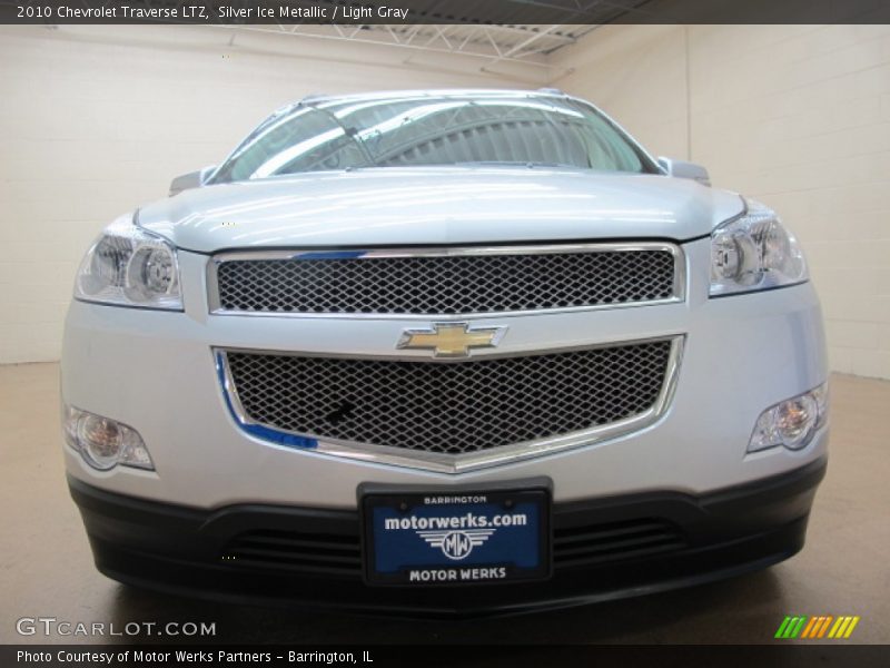 Silver Ice Metallic / Light Gray 2010 Chevrolet Traverse LTZ