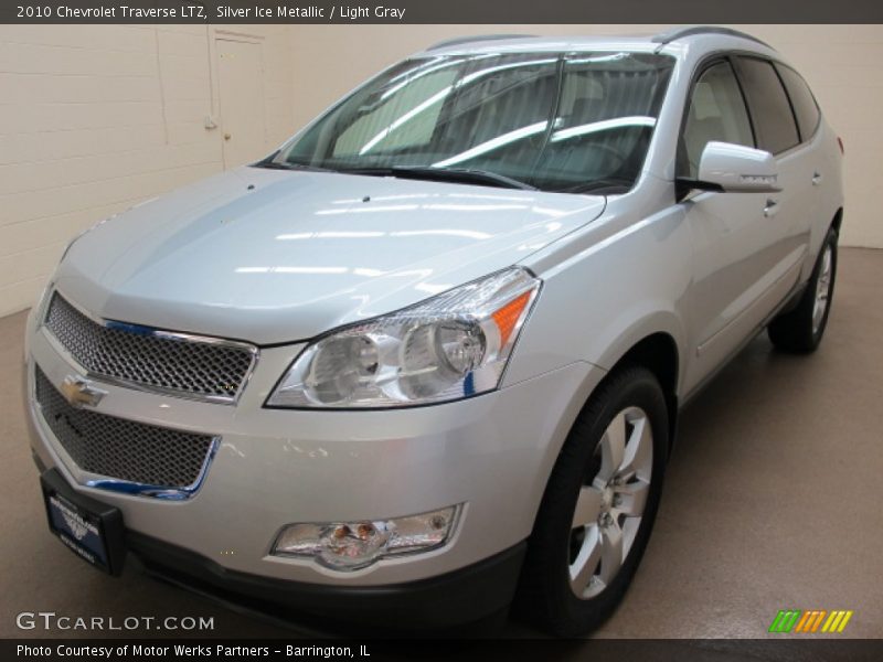 Silver Ice Metallic / Light Gray 2010 Chevrolet Traverse LTZ