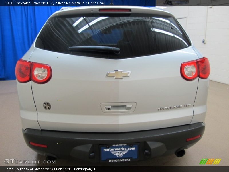 Silver Ice Metallic / Light Gray 2010 Chevrolet Traverse LTZ