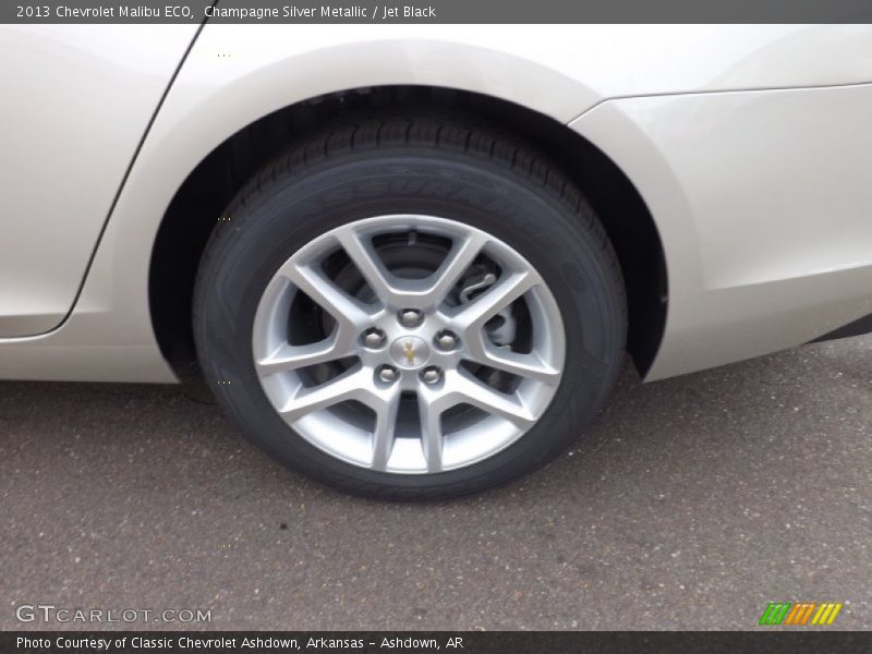 Champagne Silver Metallic / Jet Black 2013 Chevrolet Malibu ECO